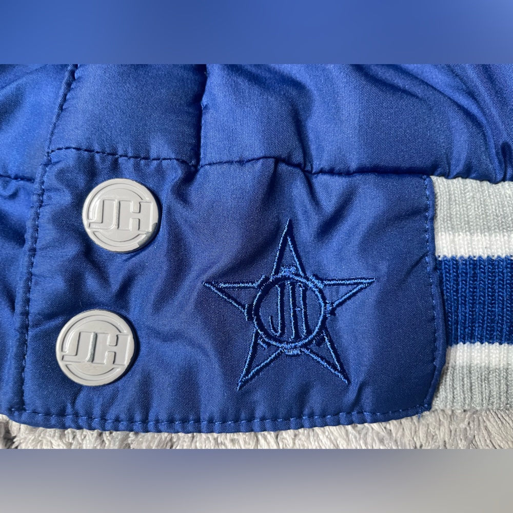 New York Knicks JH Design Reversible Poly-Twill Hooded Jacket Size M - Picture 6 of 13